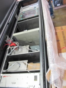 SYSCOM SEISMIC MONITORING STATION TO INCLUDE: IN CABINET (1) NETWORK CONTROL CENTER (2) MR 2002 STRONG MOTION SYSTEM, MOTION CONTROL SENSORS, (1) POWER SUPPLY, (1) AXIOMTEK MONITOR, IN BOX, LARGE QUANTITY OF SYSCOM MR 2002 STRONG MOTION SYSTEM, MOTION CONTROL SENSORS, (1) TITTABLE FOR MR 2002 PART# 13.11.0002 (1) LOCKED SCHAFF CABINET WITH RELATED CONTENTS, (1) COLOR PRINTER. LOADING & HANDLING FEE $15-4574